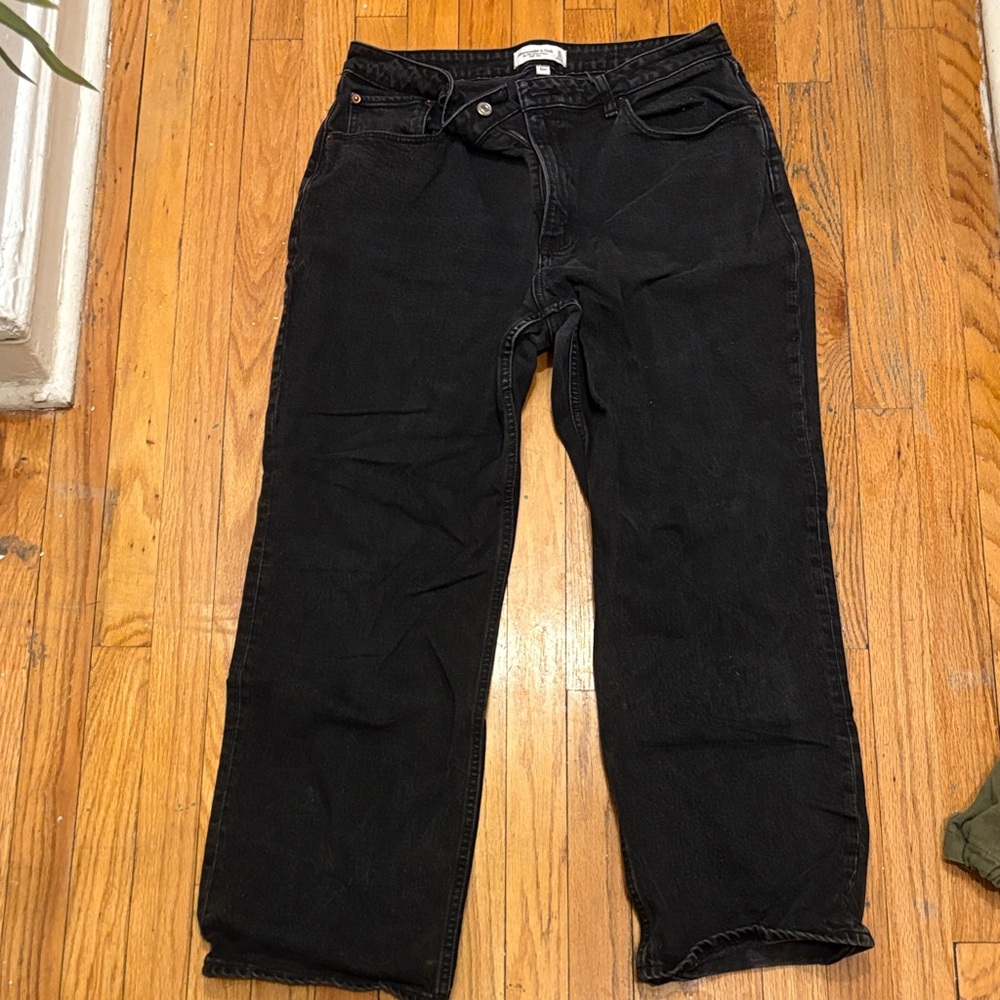 Abercrombie & Fitch Black High Rise Women Jeans